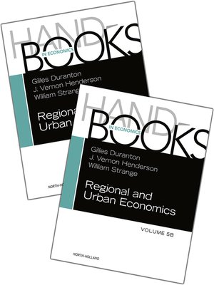 cover image of Handbook of Regional and Urban Economics